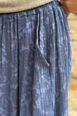 Kiti Paisley Damask 7/8 Barrel Leg Pant Navy
